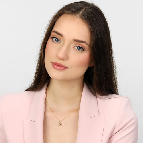 Zawieszka supełek z żółtego złota 585