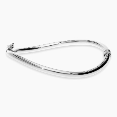 Bransoletka srebrna sztywna