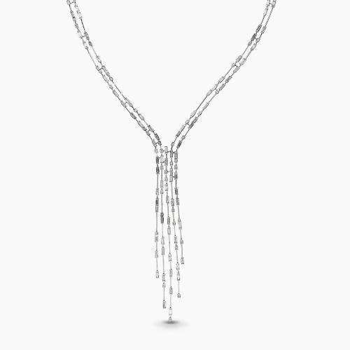 Brylantowa kolia z białego złota 750 z wyjątkowymi diamentami 5,79 ct