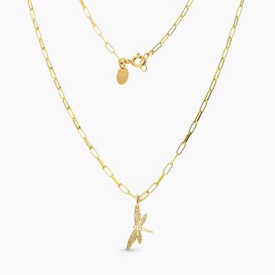 Naszyjnik Flower Garden srebrny pozłacany splot ankier z... 2