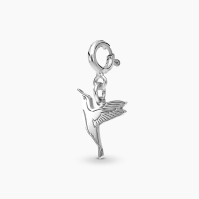 Zawieszka Flower Garden srebrna platynowana charms z... 2