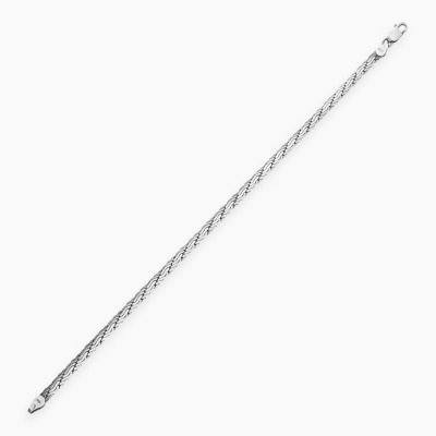 Bransoletka srebrna męski Denver Viper dł 20cm 2