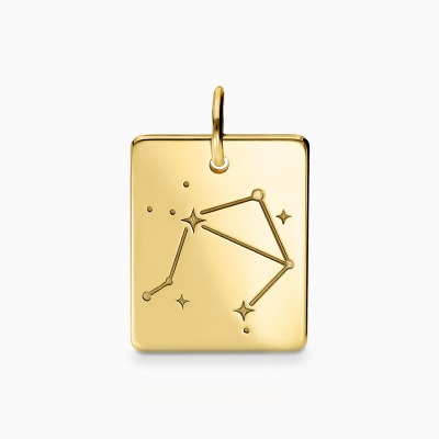 Zawieszka Konstelacje waga srebrna pozłacana