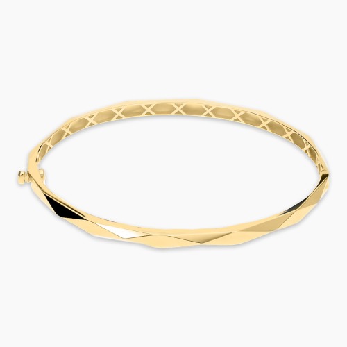 Bransoleta złoto żółte 0,585 diamentowana 5,60 g