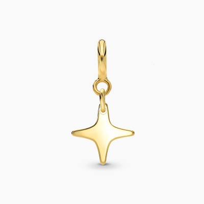 Zawieszka charms Konstelacje srebrna pozłacana iskierka