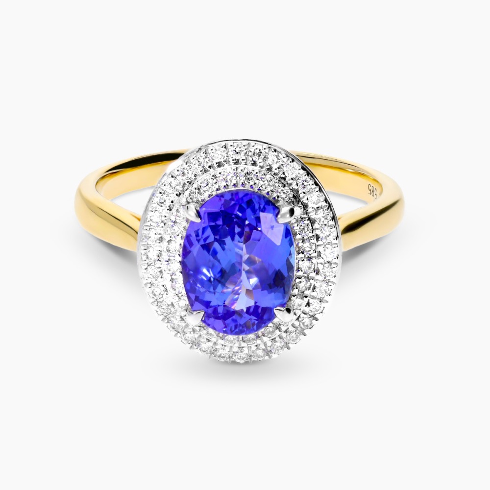 Pierre Tanzanite 1.84 Ct - Coupe Ovale - Couleur Bleu Vif - Clarté WS1 - Belle Qualité