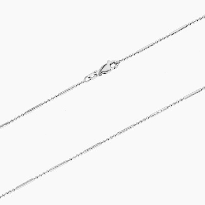 Łańcuszek z białego złota 585 dł. 45 cm 2