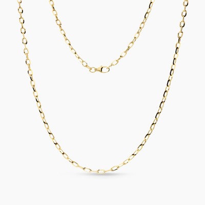 Łańcuszek z żółtego złota 585 masywniejszy splot ankier...