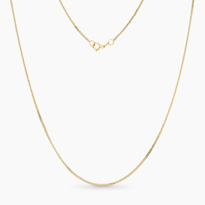 Łańcuszek żółte złoto 585 o splocie lisi ogon dł. 50 cm...