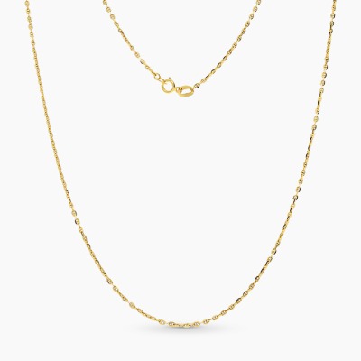 Łańcuszek z żółtego złota 585 splot: pancerka z...