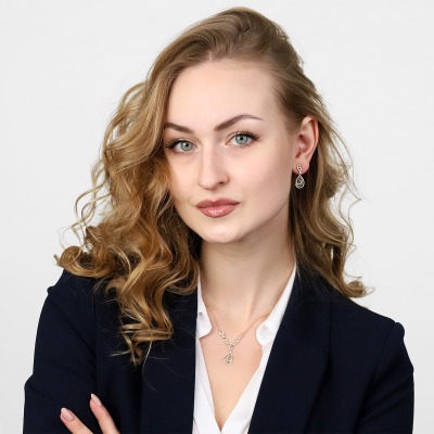 Naszyjnik z żółtego i białego złota 585 łezki z... 2