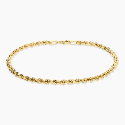 Bransoletka z żółtego złota 585 splot korda dł. 20 cm