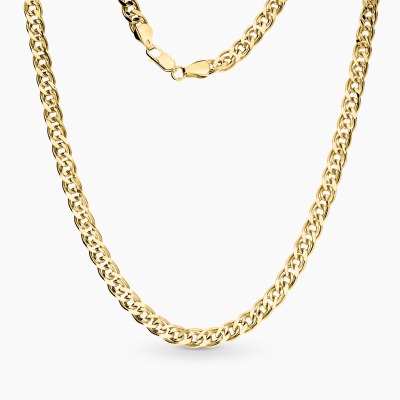 Naszyjnik z żółtego złota 585 bogaty splot dł. 60 cm...