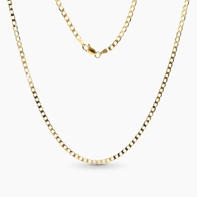 Łańcuszek z pełnego, żółtego złota 585 splot: pancerka...