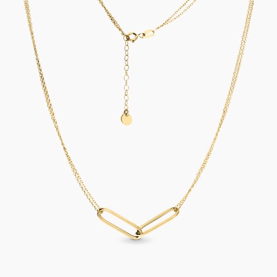 Naszyjnik z żółtego złota 585 o dł. 42-45 cm