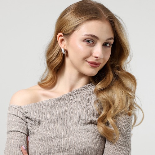 Kolczyki w trzech kolorach złota 585 z brylantami 1,09 ct
