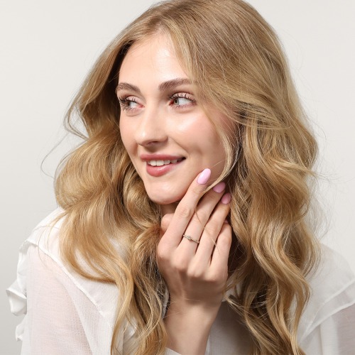 Pierścionek zaręczynowy Ravenna żółte złoto 585 z brylantami 0,40 ct