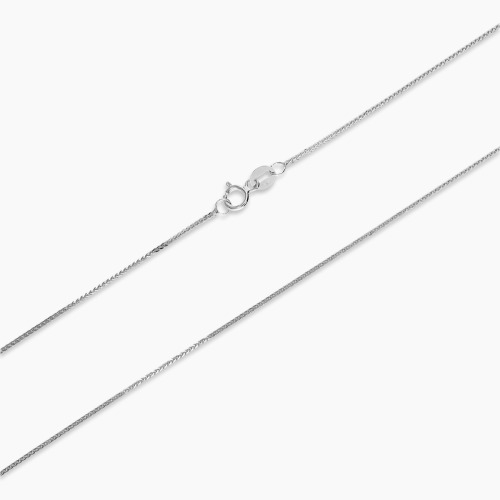 Łańcuszek białe złoto 585 splot: lisi ogon dł. 42 cm 1,37 g