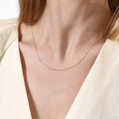 Łańcuszek z żółtego złota 585 splot: ankier dł. 45 cm 0,98 g 2