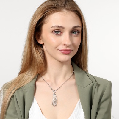 Naszyjnik z białego złota 750 z perłami hodowanymi i... 2