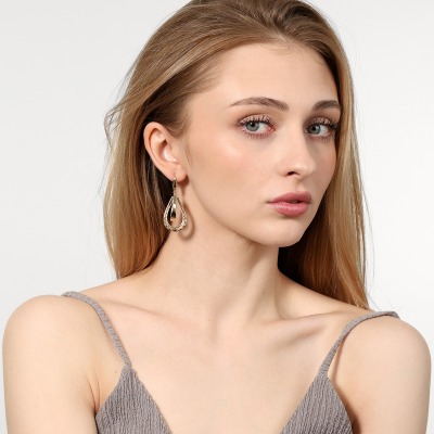 Kolczyki wiszące żółte złoto 585 ażurowe 6,62 g 2