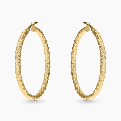 Kolczyki koła z żółtego złota 585 diamentowane 3,21 g