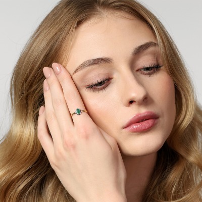 Pierścionek zaręczynowy Portofino z dwukolorowego złota... 2