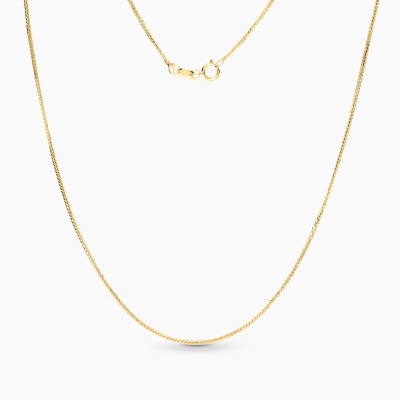 Łańcuszek z dwukolorowego złota 585 splot: lisi ogon dł....