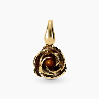 Zawieszka z żółtego złota 585 róża 0,82 g