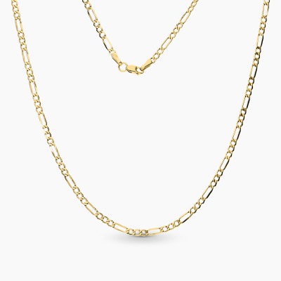 Łańcuszek z żółtego złota 585 splot: figaro dł. 45 cm