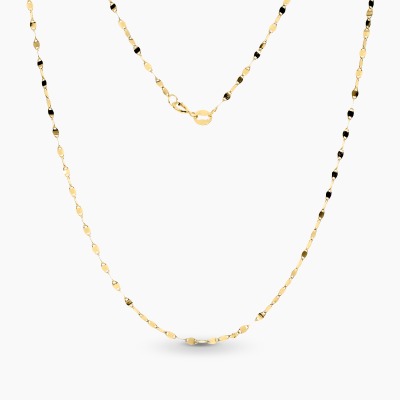 Łańcuszek z żółtego złota 585 o fantazyjnym splocie dł....