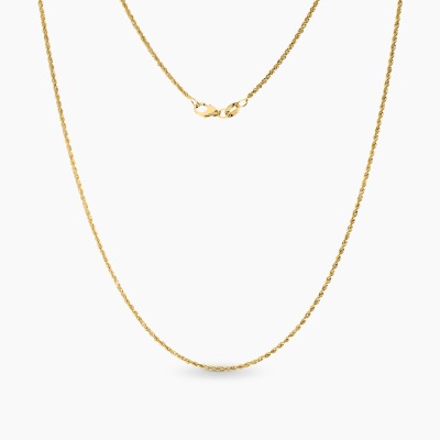 Łańcuszek z żółtego złota 585 o splocie: korda dł. 45 cm,...