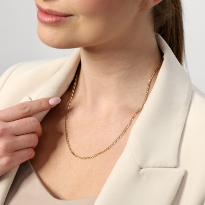 Łańcuszek z żółtego złota 0,585 splot: pancerka dł. 50 cm... 2