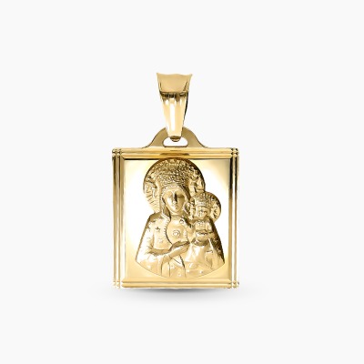 Zawieszka medalik z żółtego złota 585 Matka Boska 2,26 g