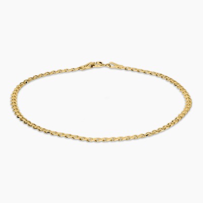 Bransoletka z żółtego złota 585 o delikatnym splocie dł....