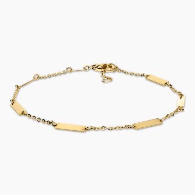 Bransoletka celebrytka z żółtego złota 585 z...