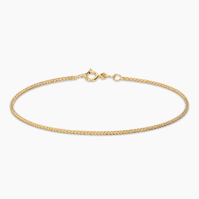 Bransoletka z żółtego złota 585 delikatny splot dł. 18,5 cm