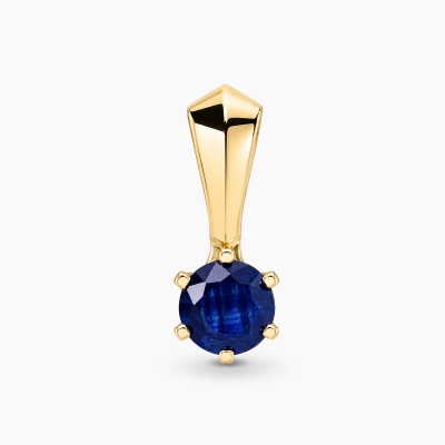 Zawieszka Torino żółte złoto 585 z szafirem 0,60 ct i...