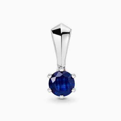 Zawieszka Torino białe złoto 585 z szafirem 0,60 ct i...