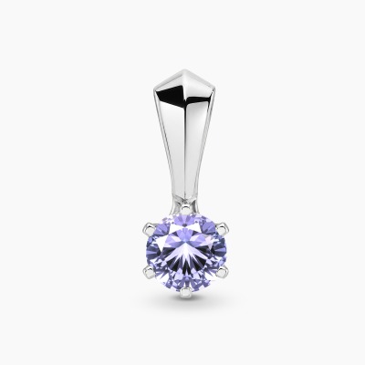 Zawieszka Torino białe złoto 585 z tanzanitem 0,50 ct i...