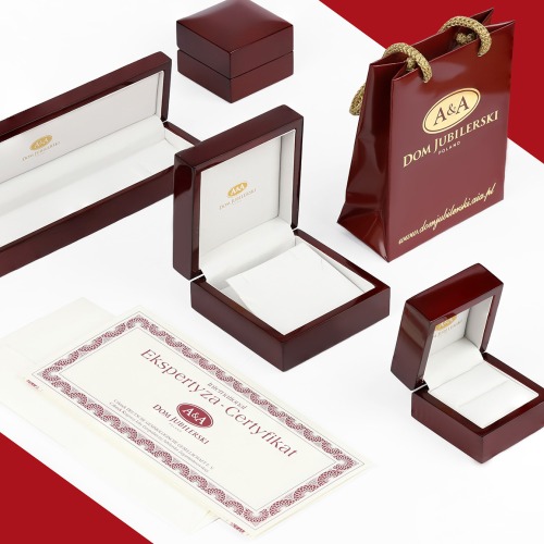 Pierścionek zaręczynowy Portofino z żółtego złota 585 z diamentem 0,40 ct