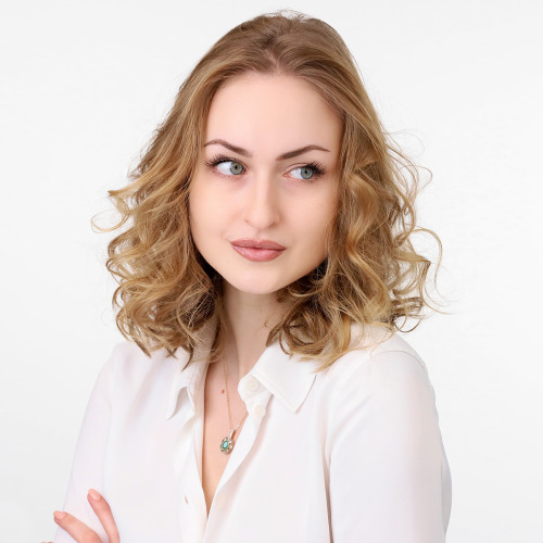 Pierścionek z białego i żółtego złota 585 z tanzanitem 0,20 ct i brylantami 0,10 ct