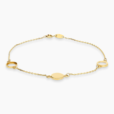 Bransoletka z żółtego złota 585 1,49 g